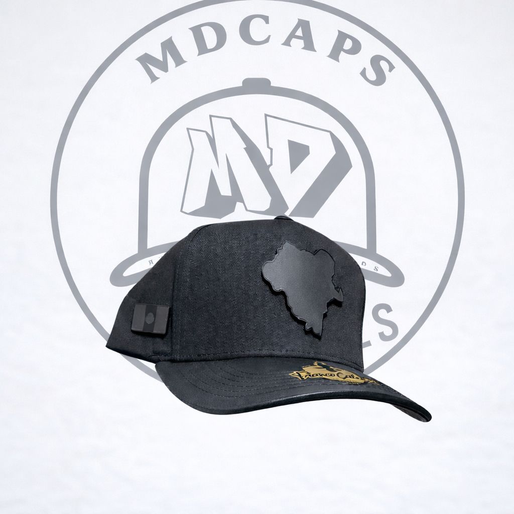 Gorra de Durango con la mancha en color negro